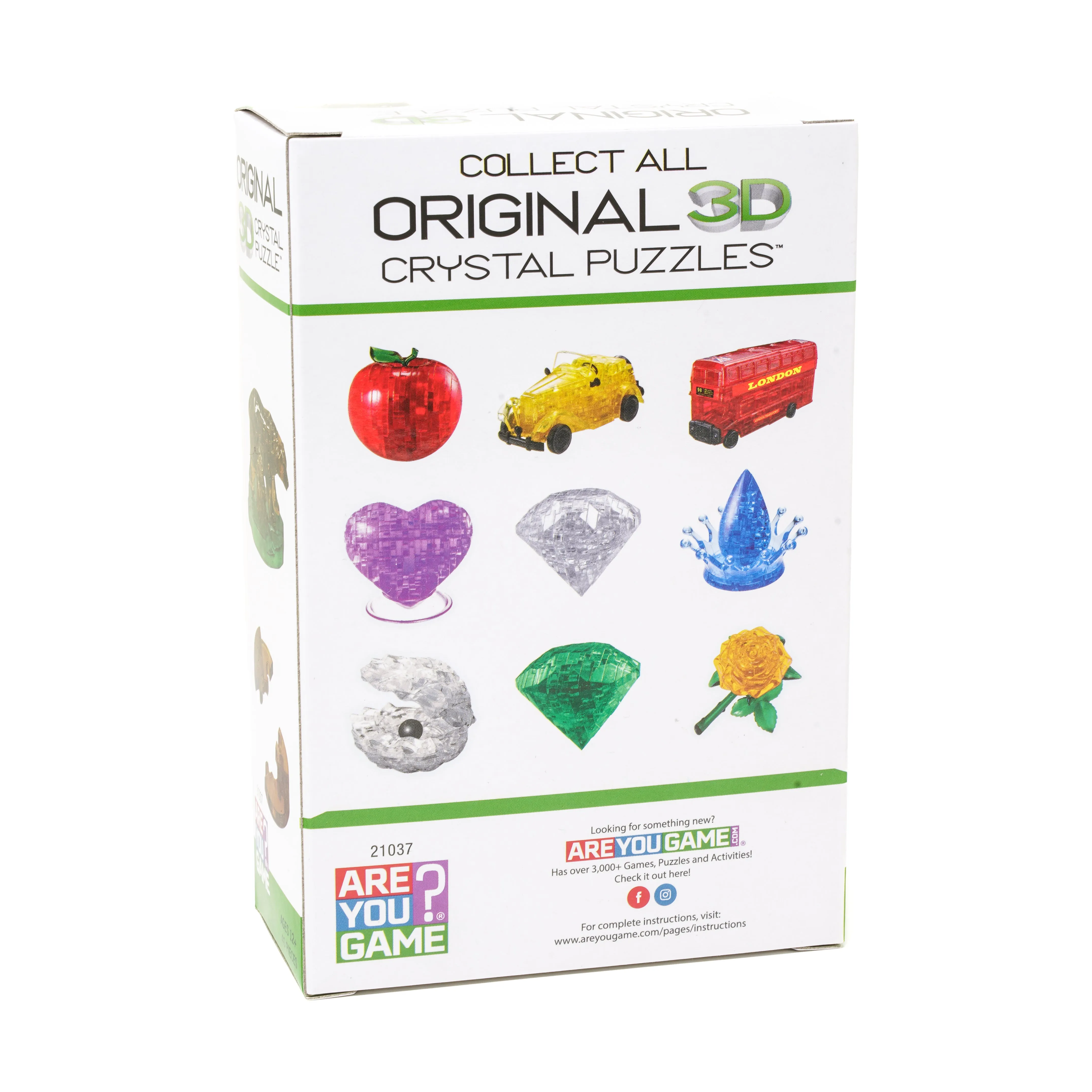 3D Crystal Puzzle - Brown Bear and Baby: Enchanting Wilderness Adventure, 40 Pcs