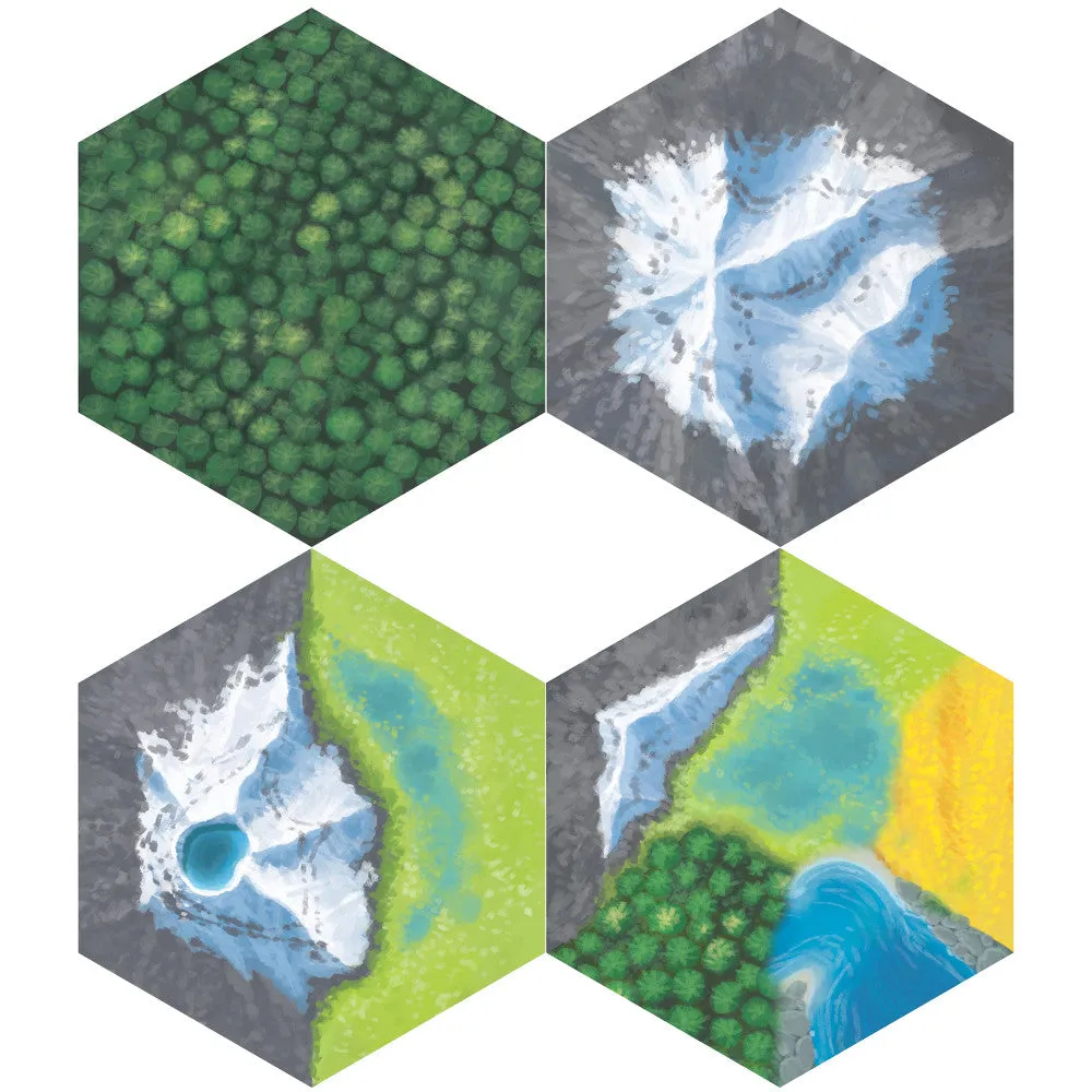 AEG Cascadia: Rolling Hills - Dynamic Flip-Roll-Write Board Game for Families