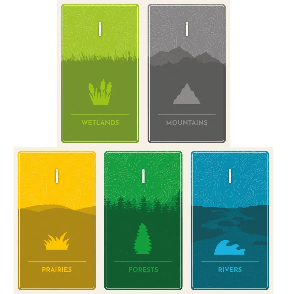 AEG: Cascadia: Rolling Rivers - Dynamic Dice Habitat Game