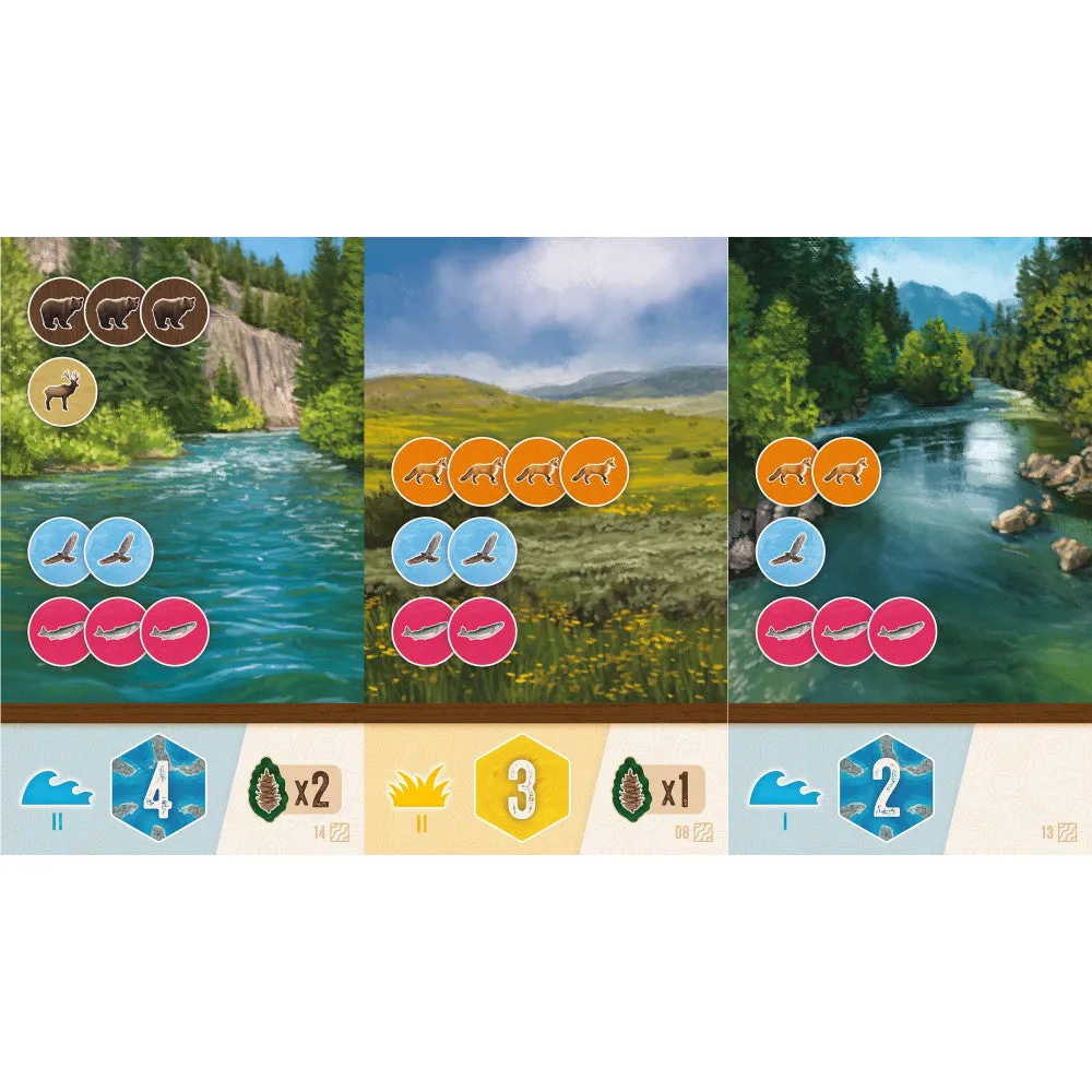 AEG: Cascadia: Rolling Rivers - Dynamic Dice Habitat Game