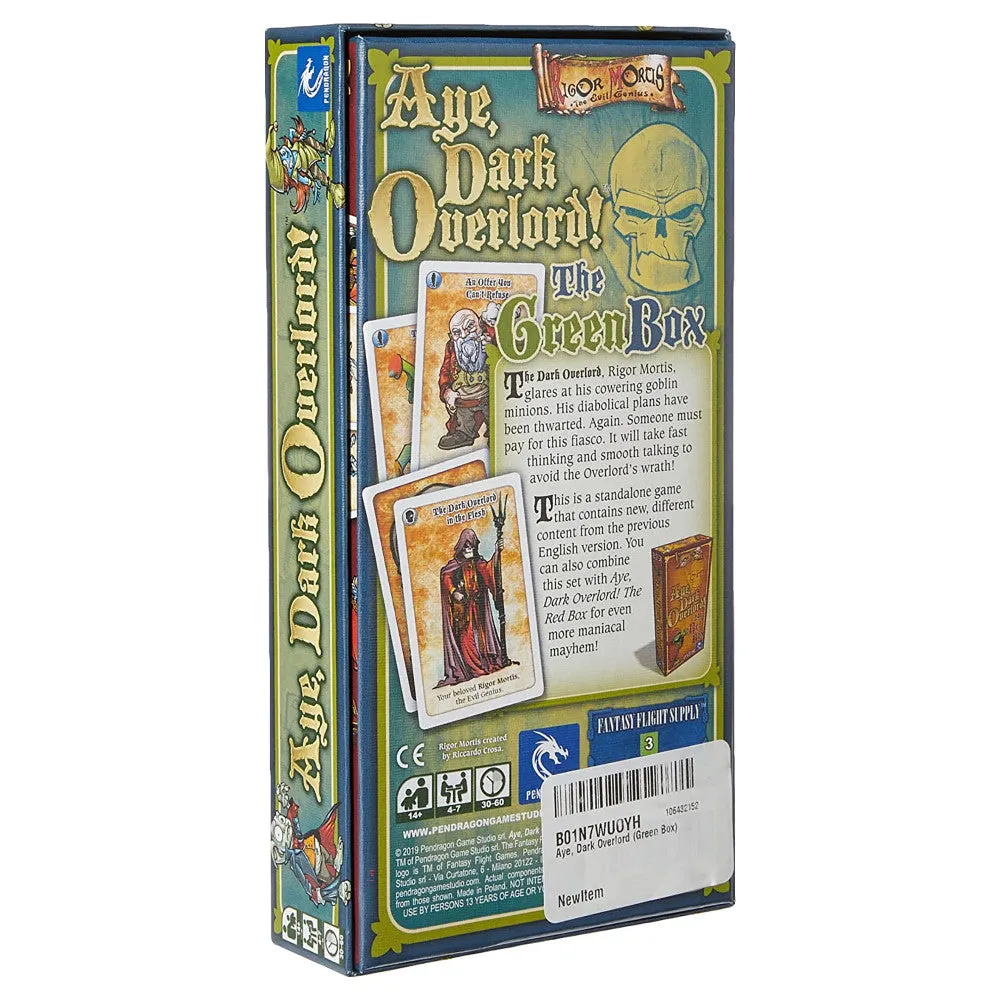 Aye, Dark Overlord! The Green Box Standalone Card Game