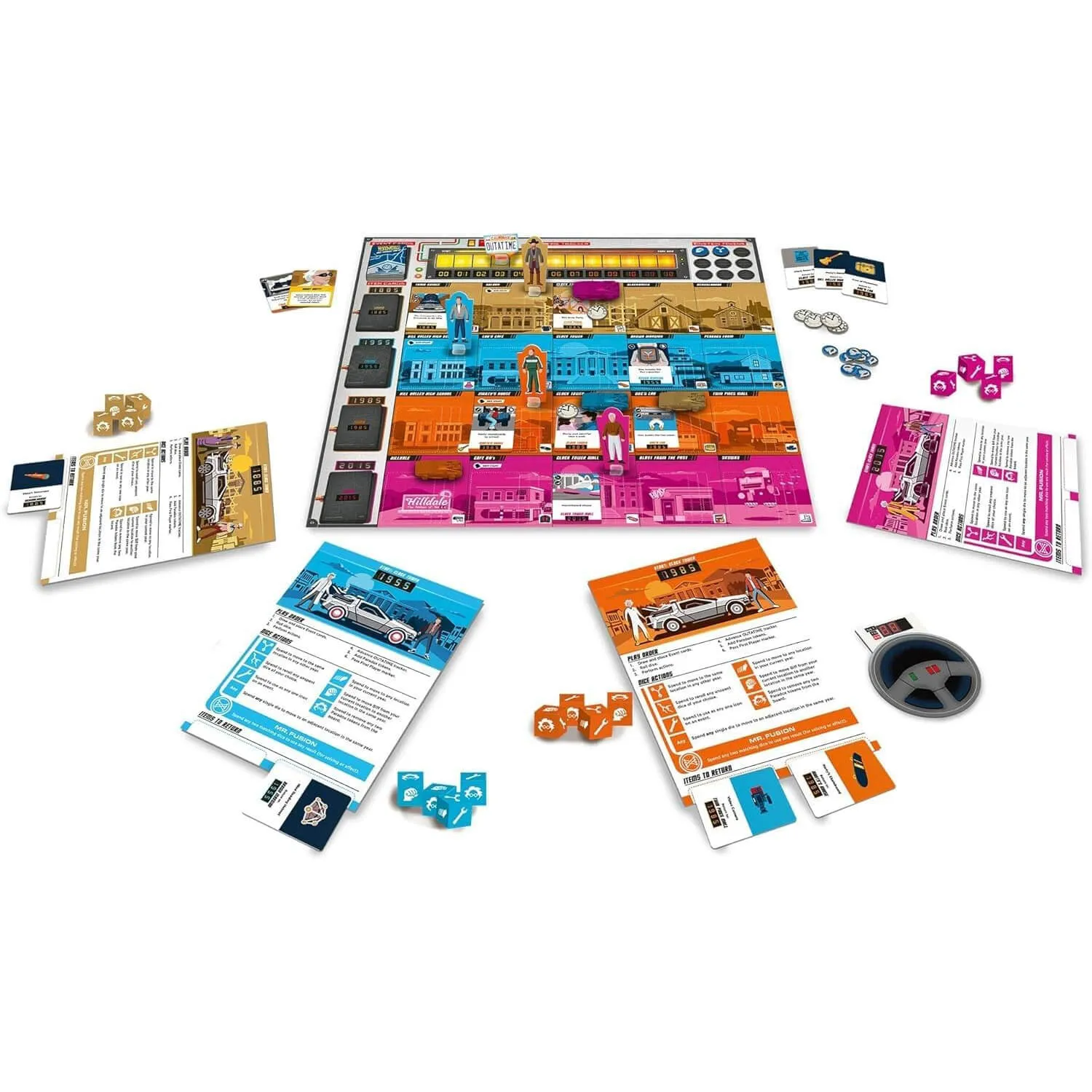 Back to the Future Dice Through Time Board Game