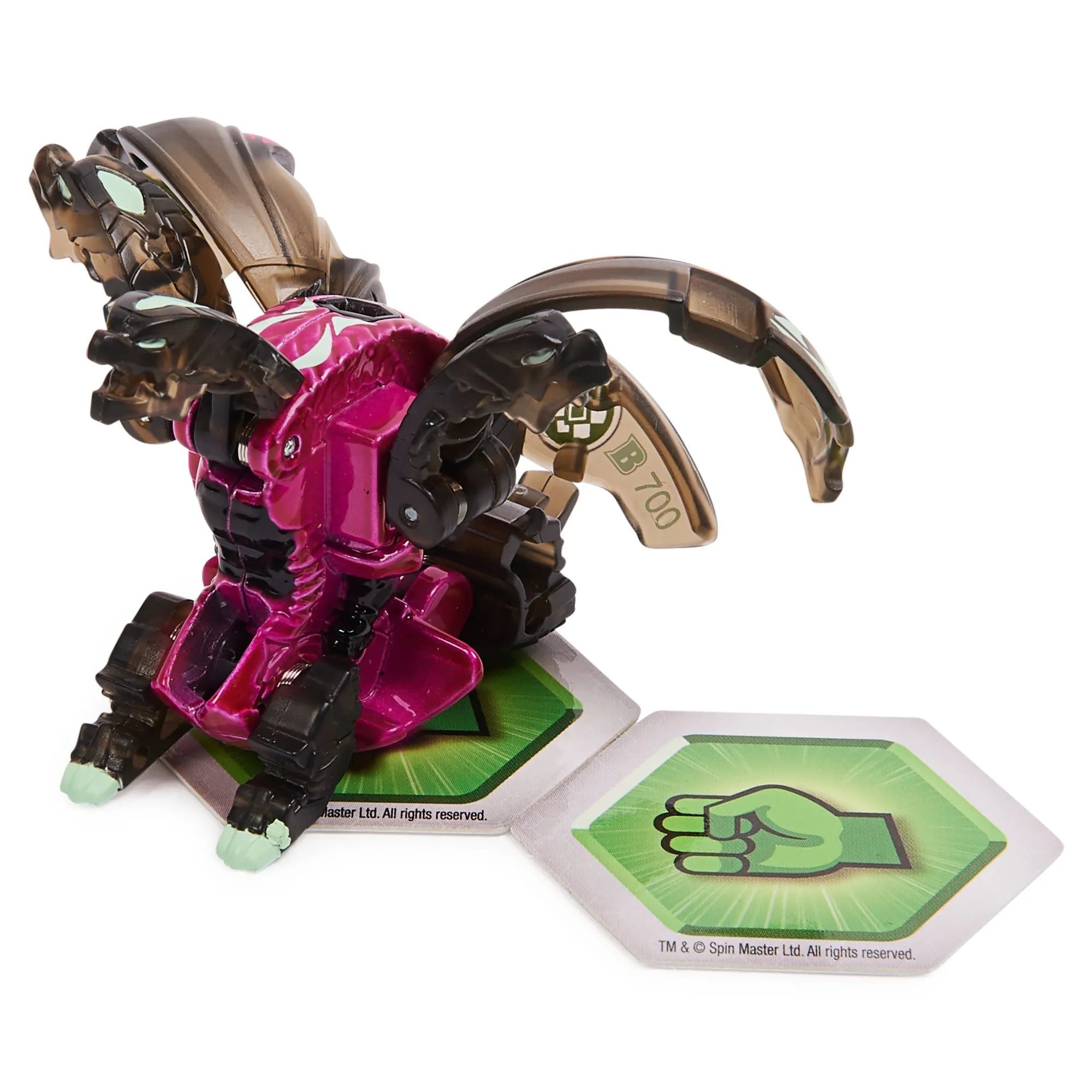 Bakugan Evolutions Platinum Series Die-Cast Nillious Black/Pink