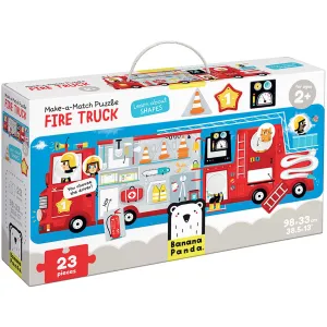 Banana Panda Fire Truck Make-a-Match Puzzle - 23 pc