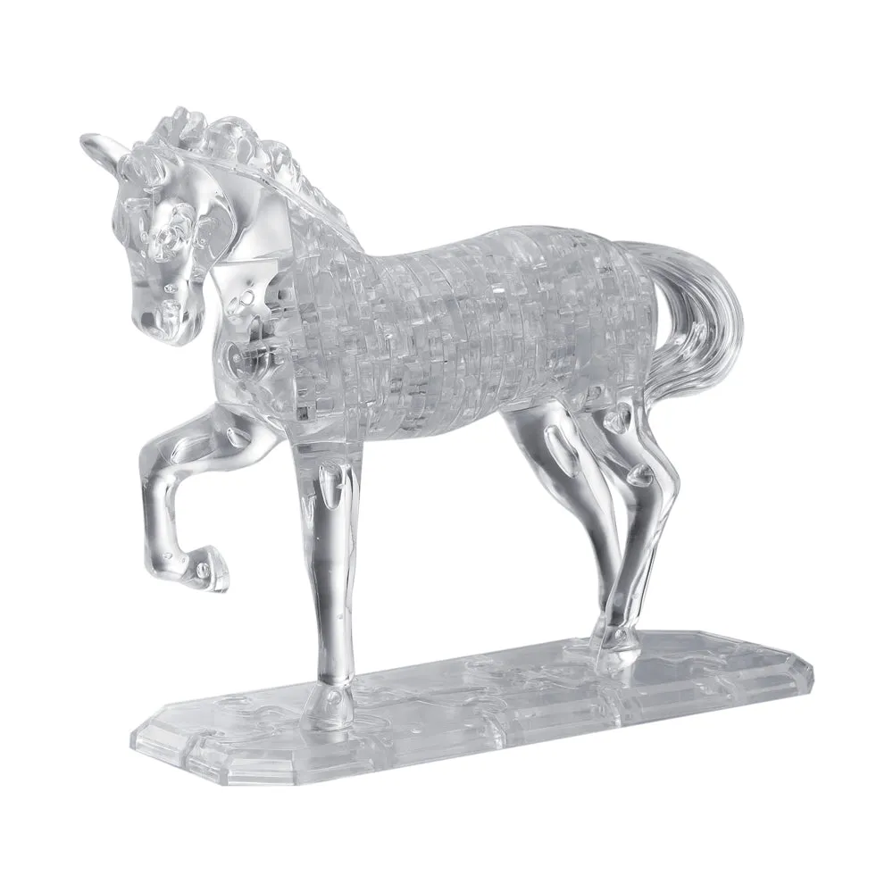 BePuzzled Majestic White Horse 3D Crystal Puzzle - 98 pc