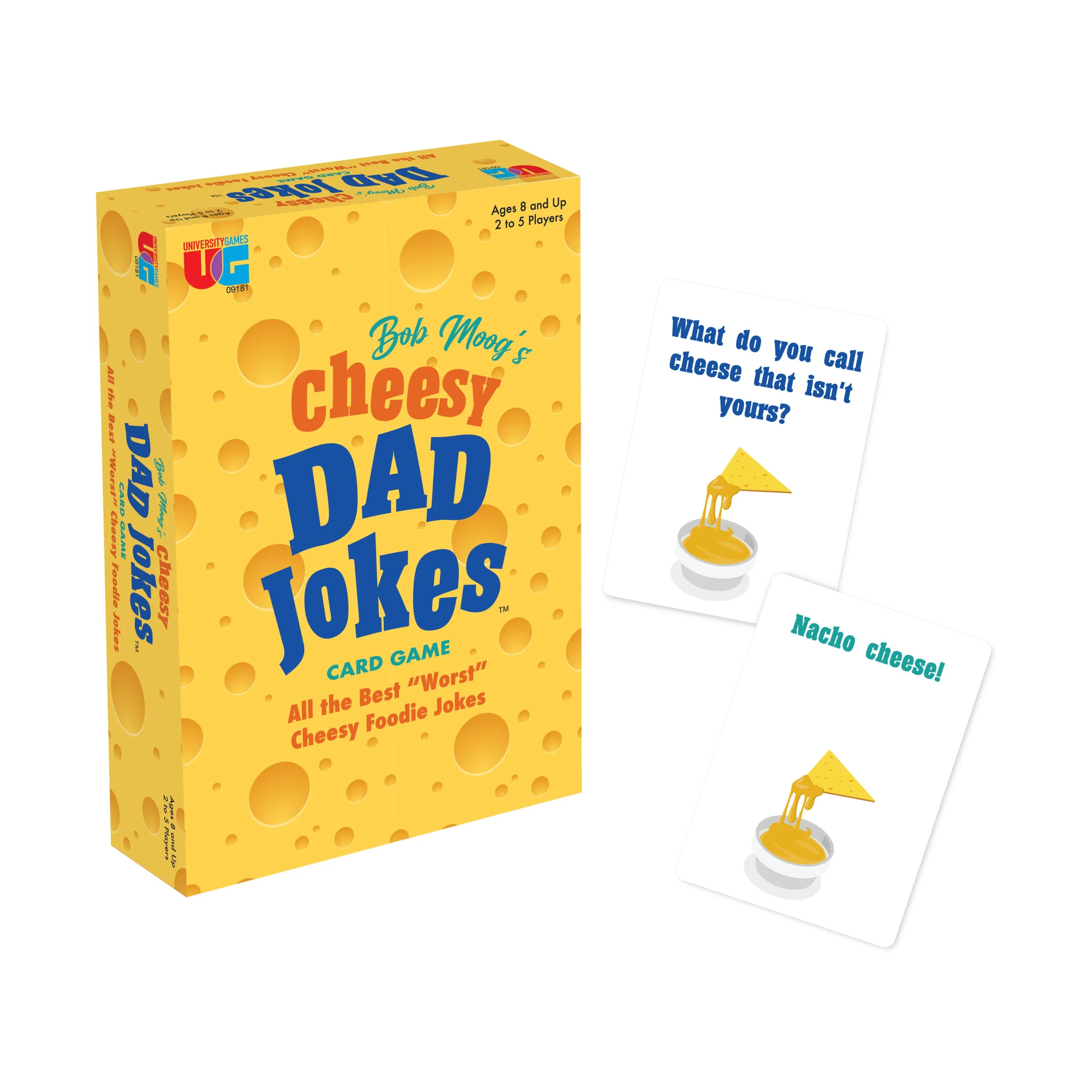 Bob Moog's Cheesy Dad Jokes Food-Themed Card Game