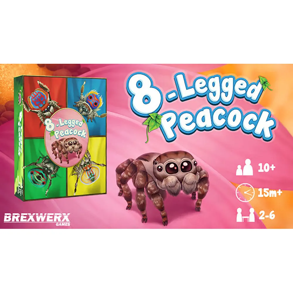 Brexwerx 8-Legged Peacock Drafting & Matching Card Game, Ages 10 