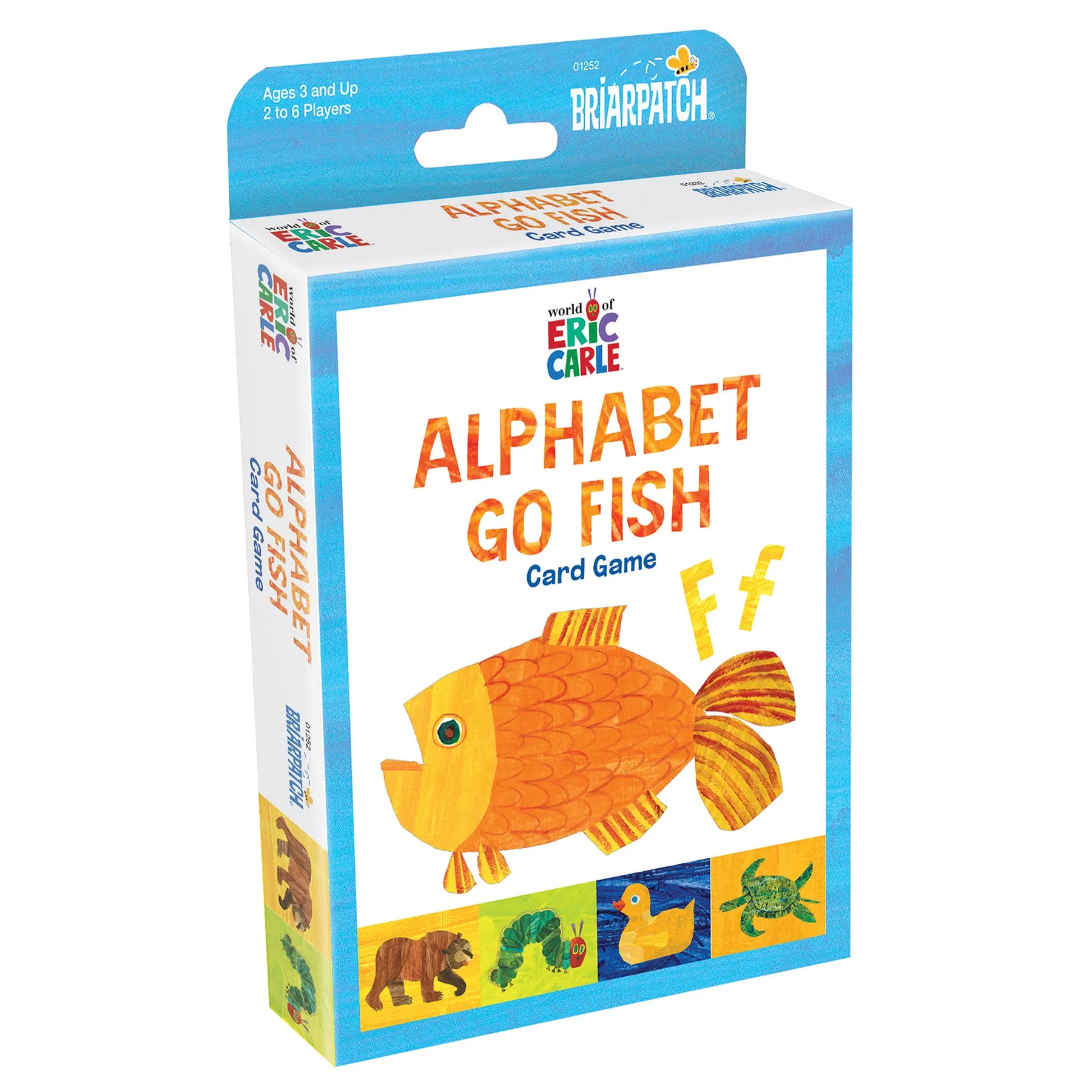 Briarpatch Eric Carle Alphabet Go Fish - Colorful Learning Game - Pack of 3