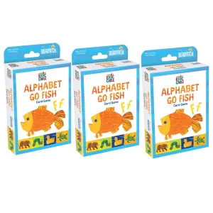 Briarpatch Eric Carle Alphabet Go Fish - Colorful Learning Game - Pack of 3