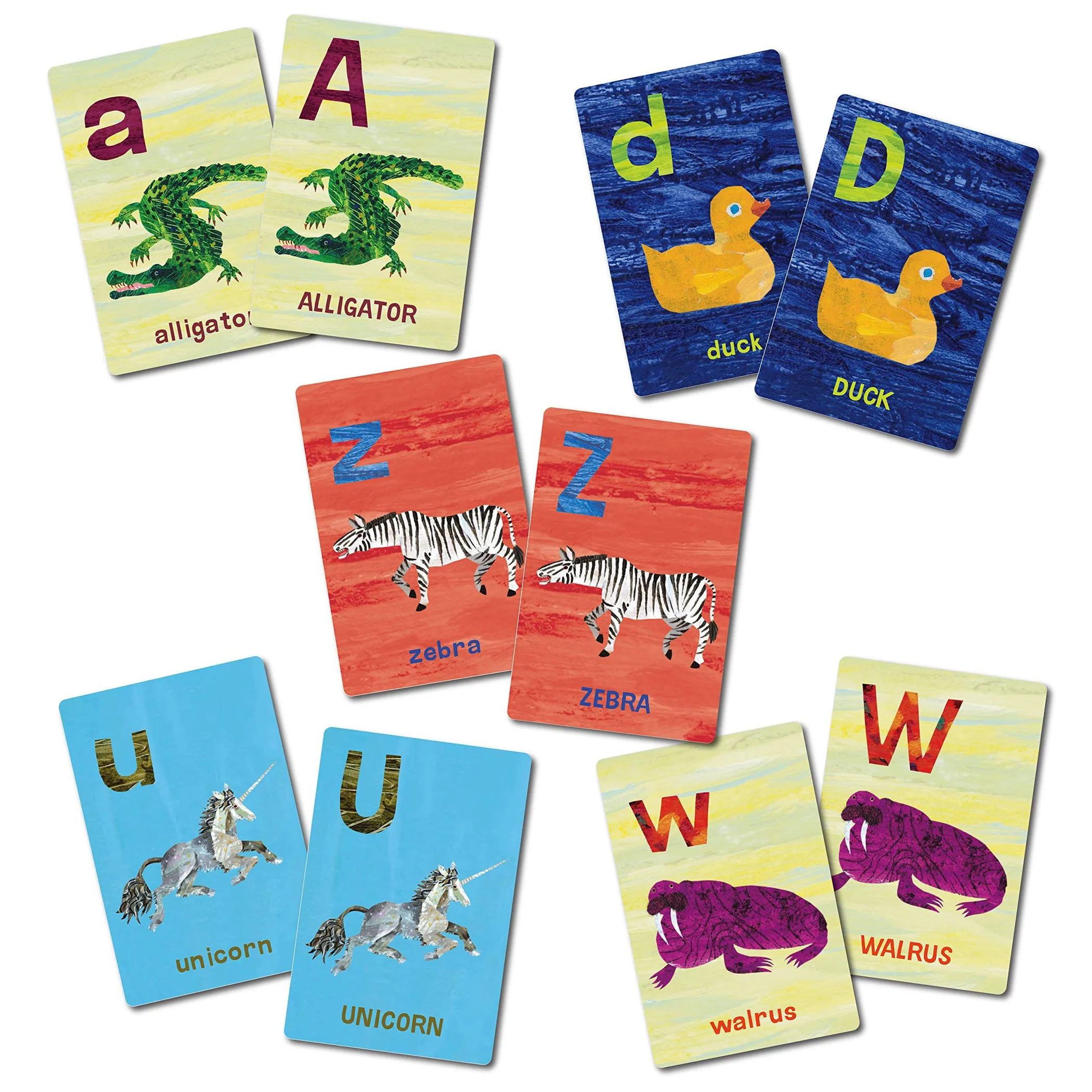 Briarpatch Eric Carle Alphabet Go Fish - Colorful Learning Game - Pack of 3