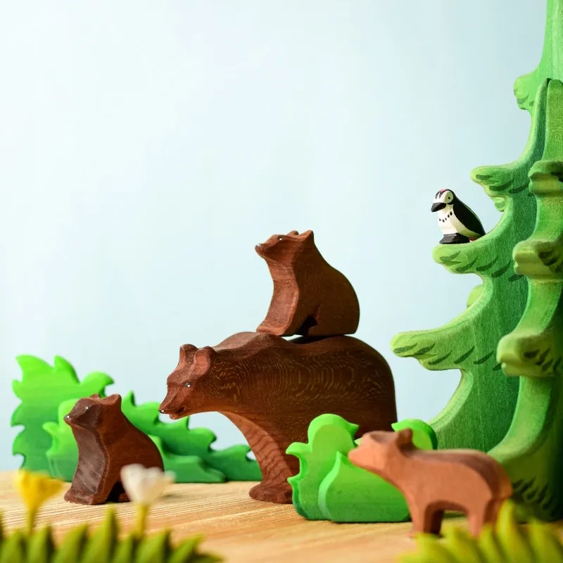 Bumbu Toys | Brown Bear Cub Standing
