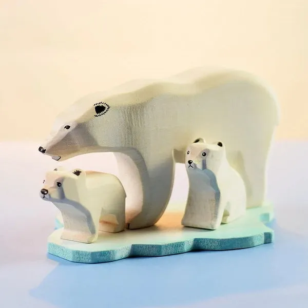 Bumbu Toys | Polar Bear Cub Sitting