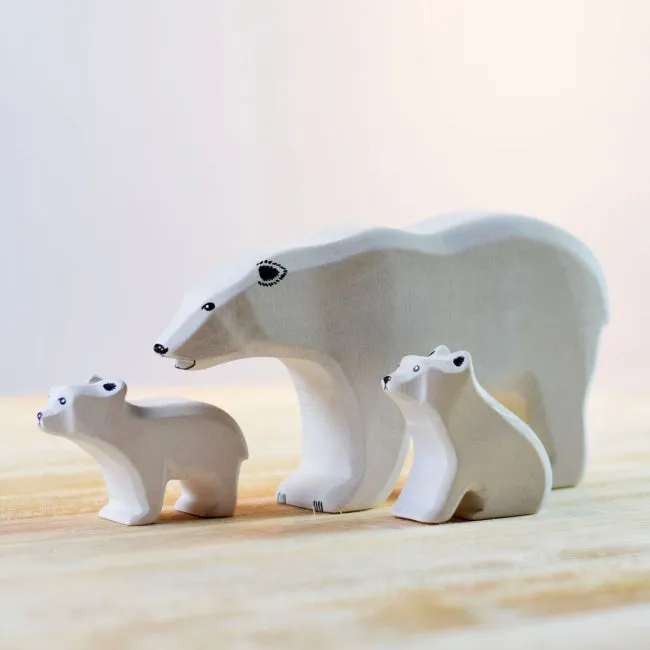 Bumbu Toys | Polar Bear Cub Sitting