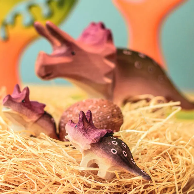 Bumbu Toys | Triceratops Eggs Set of 3