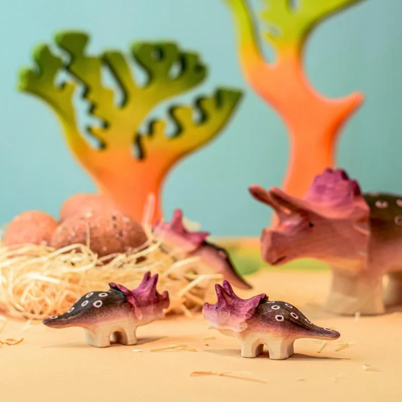 Bumbu Toys | Triceratops Eggs Set of 3