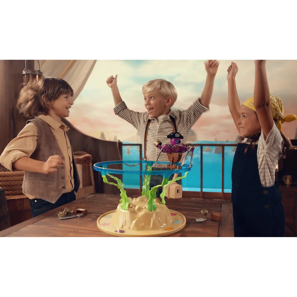 Captain Octo Pirate Treasure Board Game by Ambassador Games for Kids, Ages 4 , 2-4 Players