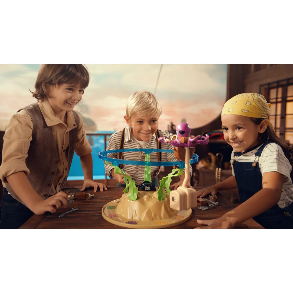 Captain Octo Pirate Treasure Board Game by Ambassador Games for Kids, Ages 4 , 2-4 Players