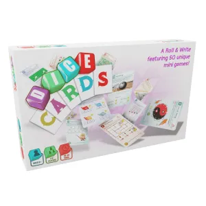 CardLords Dice Cards: 50 Roll & Write Mini Games, Ages 8 