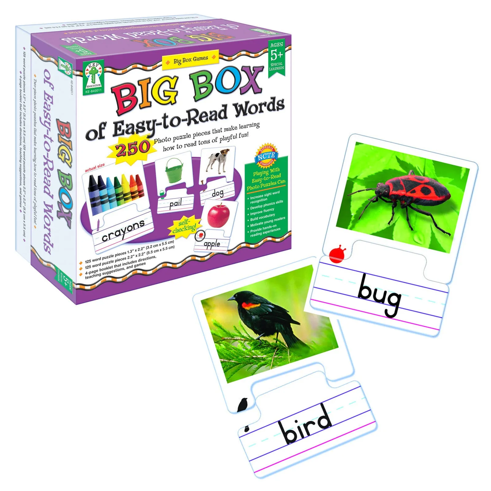 Carson Dellosa Big Box of Easy-to-Read Words - Educational Board Game for Kids