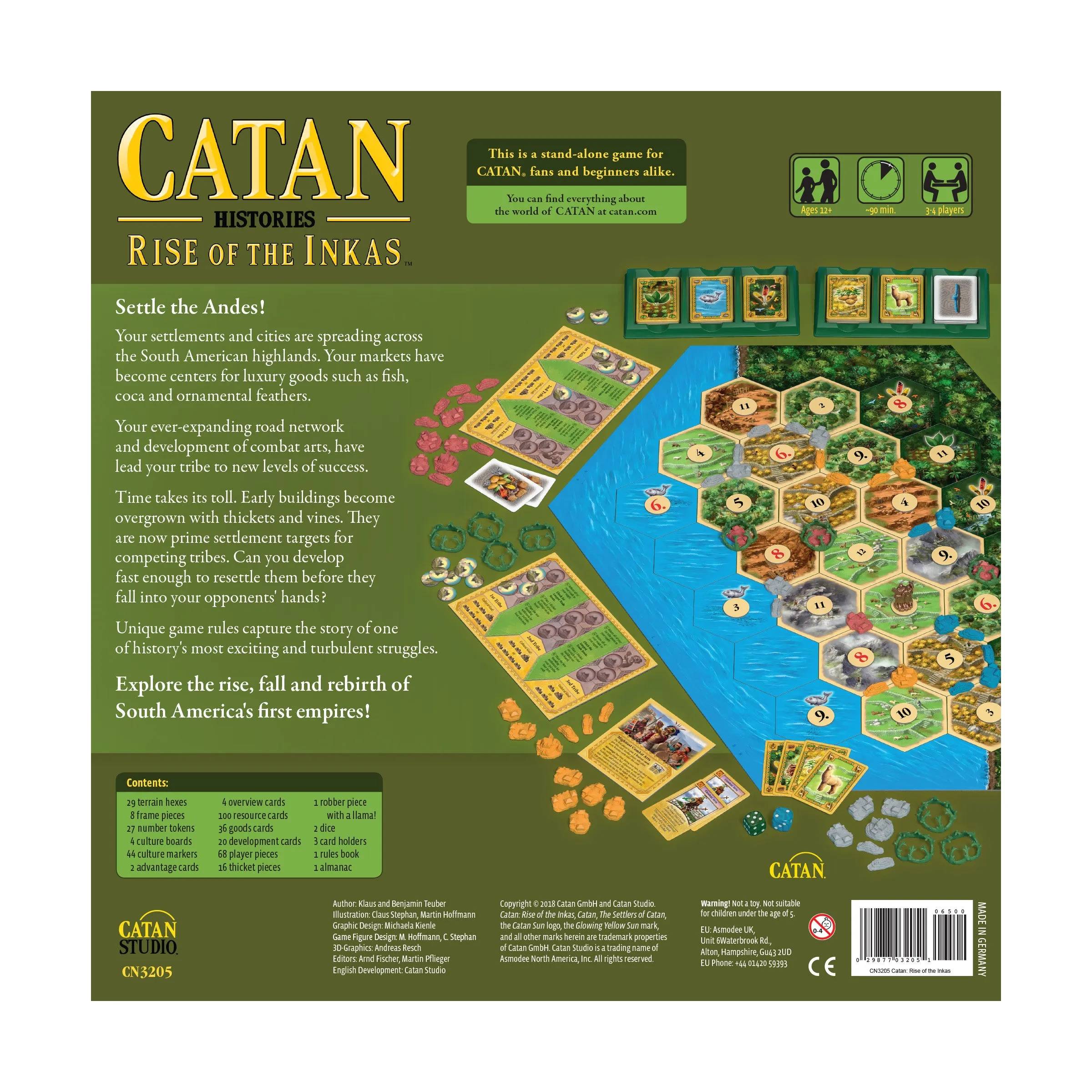Catan Histories: Rise of the Inkas Strategic Board Game