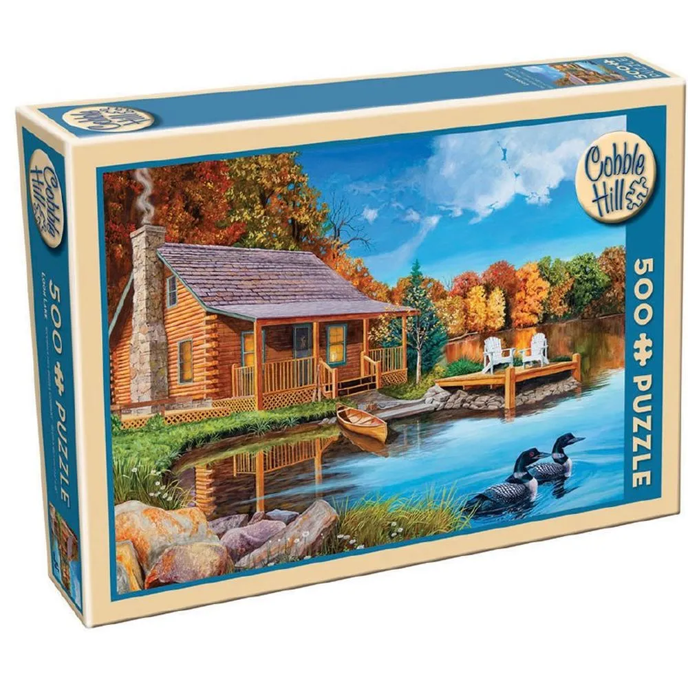 Cobble Hill Loon Lake Scenery Jigsaw Puzzle - 500 pc