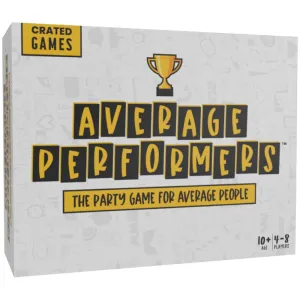 CratedWithLove Average Performers Family Party Game