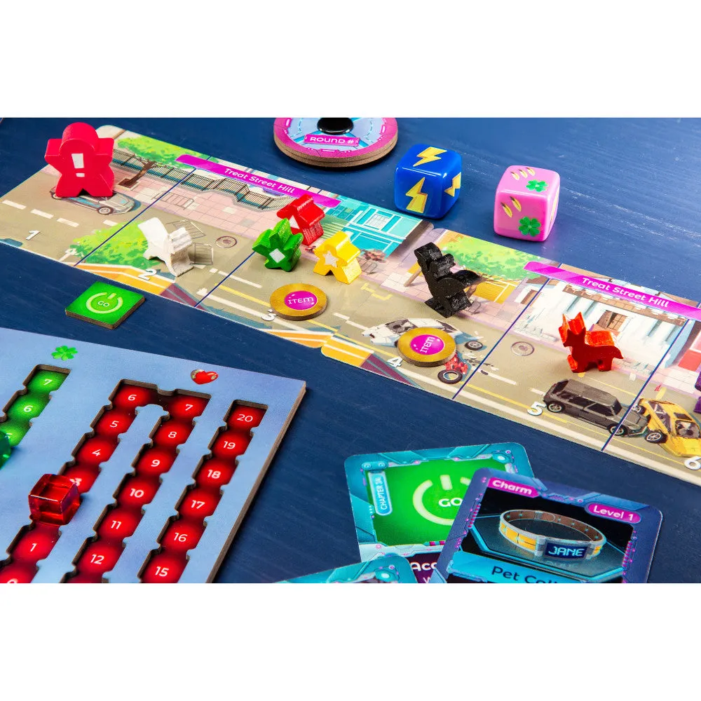 Cyber Pet Quest Adventure Cooperative Board Game for Ages 8 