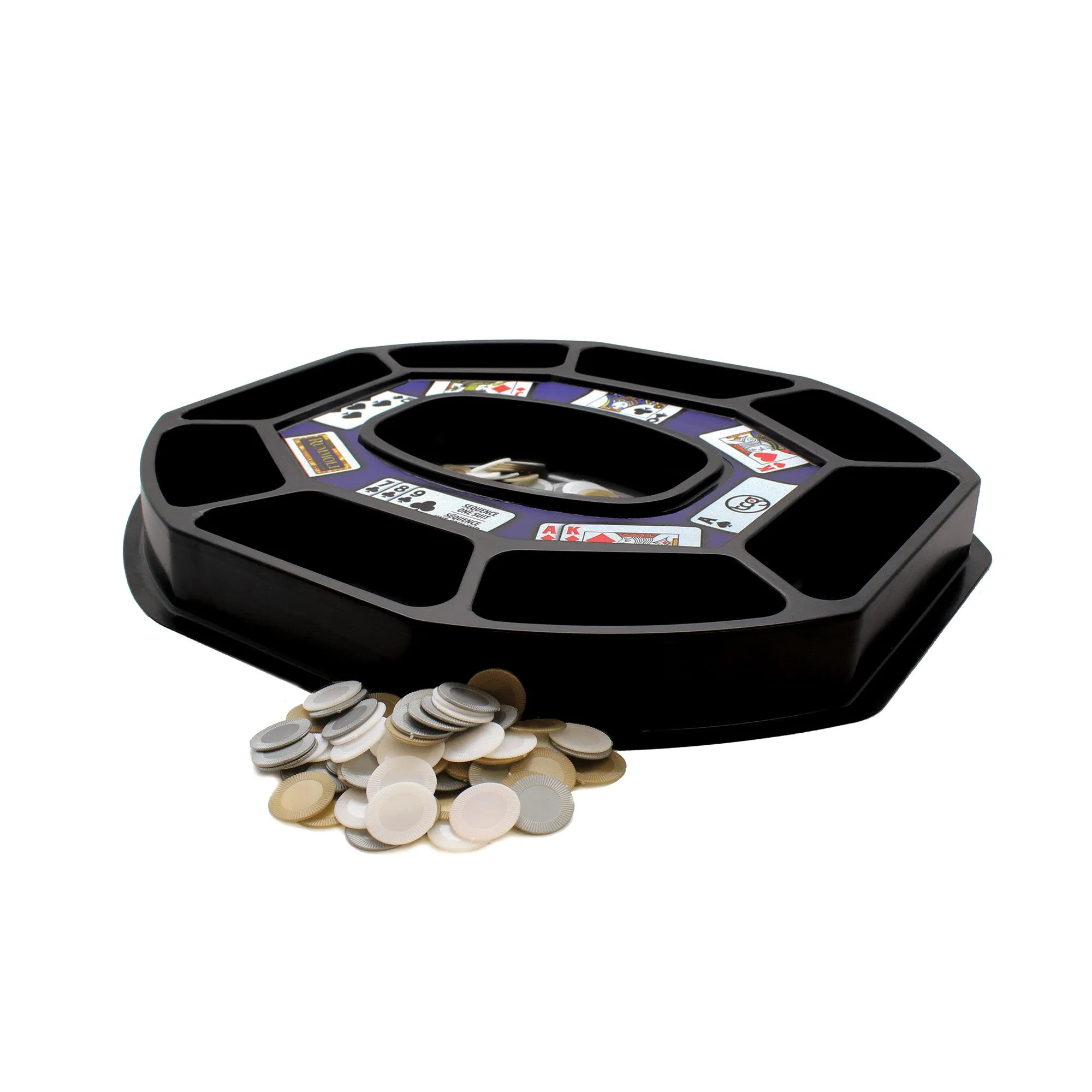 Deluxe TRAY RUMMOLI Board and Card Game Hybrid