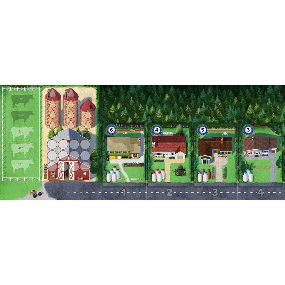 Dice Hate Me Games: Milkman 1950s Dairy Farmer Dice Game