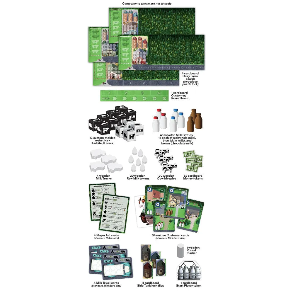 Dice Hate Me Games: Milkman 1950s Dairy Farmer Dice Game