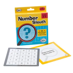 Didax Number Sleoth - Math Puzzle Game - Grades 2-3