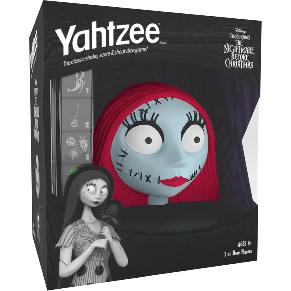 Disney Yahtzee The Nightmare Before Christmas Sally Collector's Edition Game