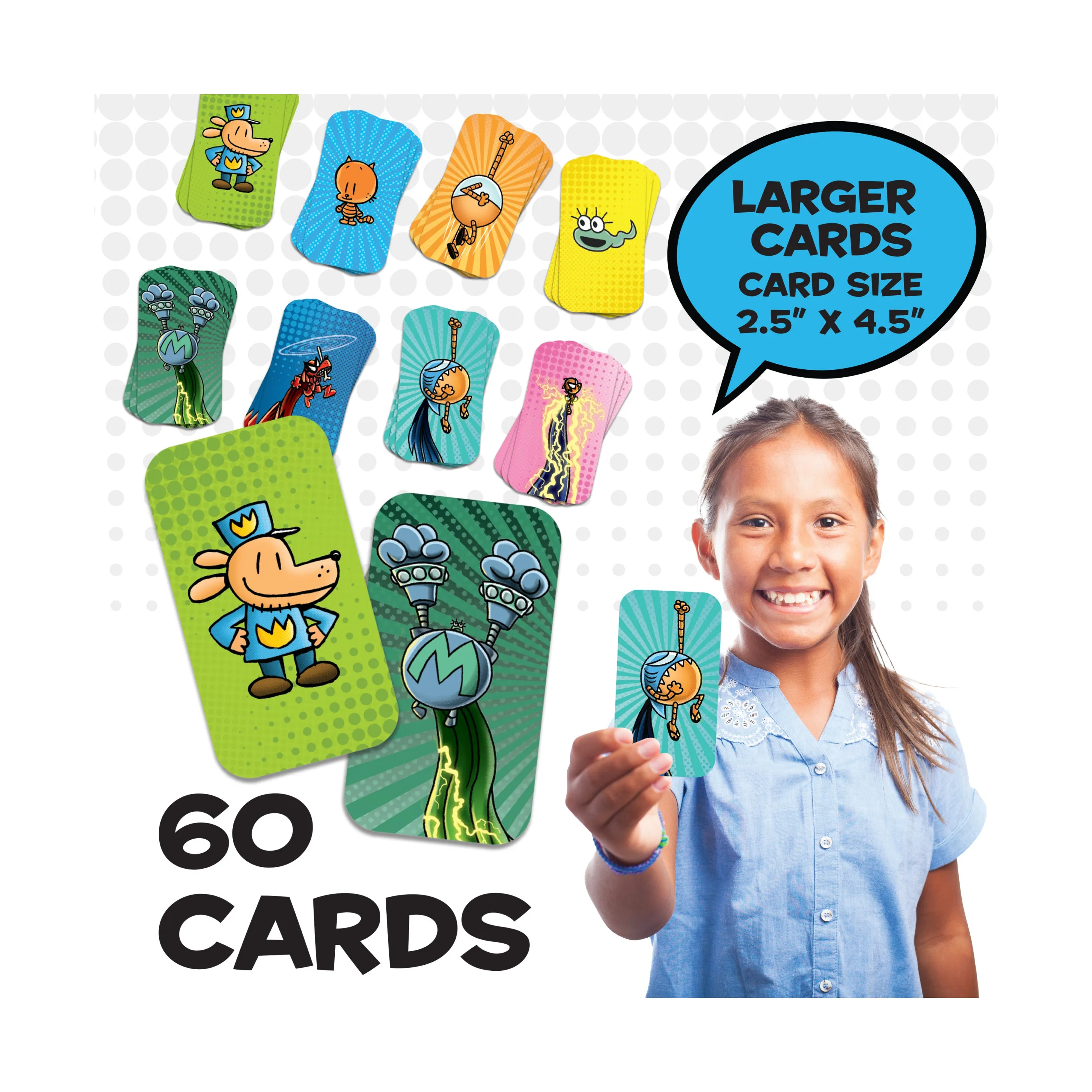 Dog Man Supa Buddies Quick-Flip Card Game