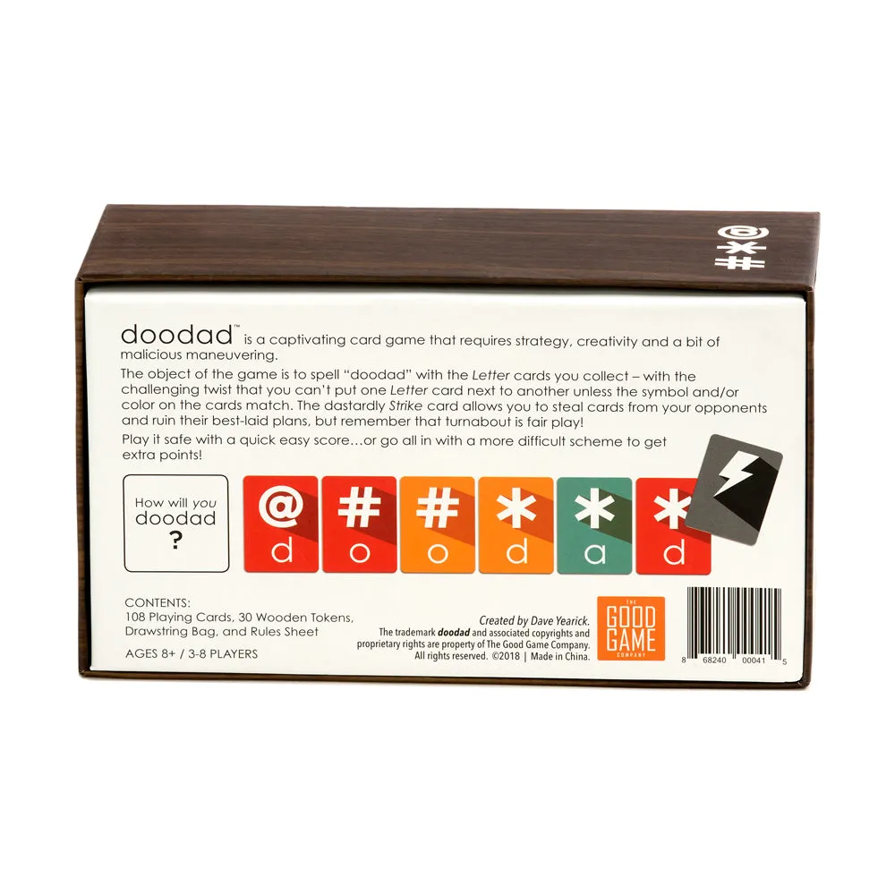 Doodad Strategy Critical Thinking Card Game