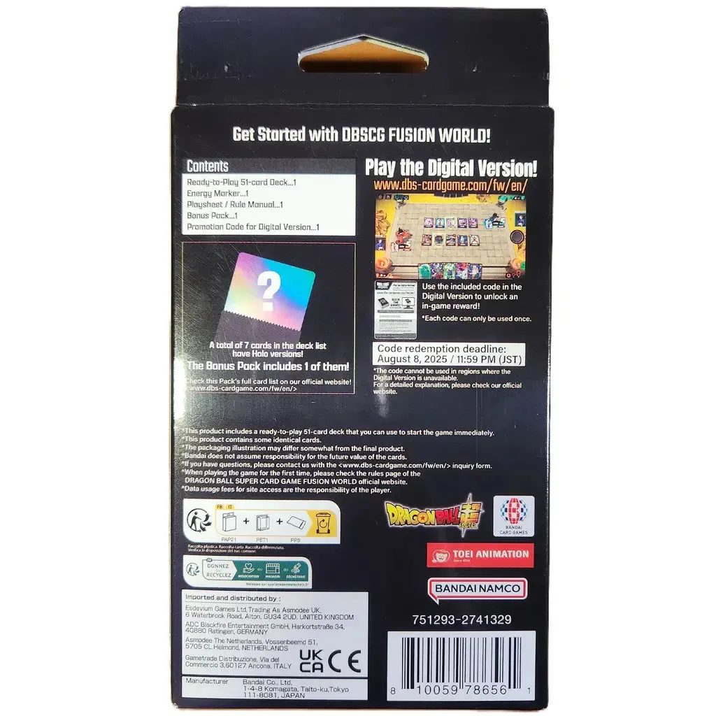 Dragon Ball Super Fusion World TCG Started Deck Bardock (FS05)