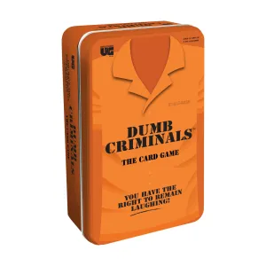 Dumb Criminals Card Game Tin – A Quiz Game of Hilarious Heists