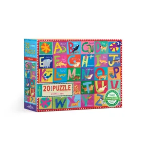 eeBoo Animal ABC Large Floor Puzzle - 20 pc