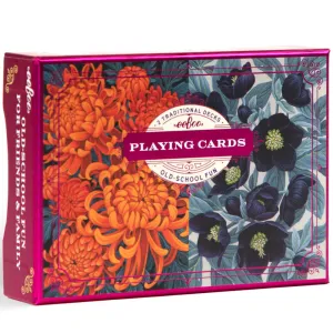 eeBoo Piece & Love: Autumn Abundance - Elegant Adult Playing Cards