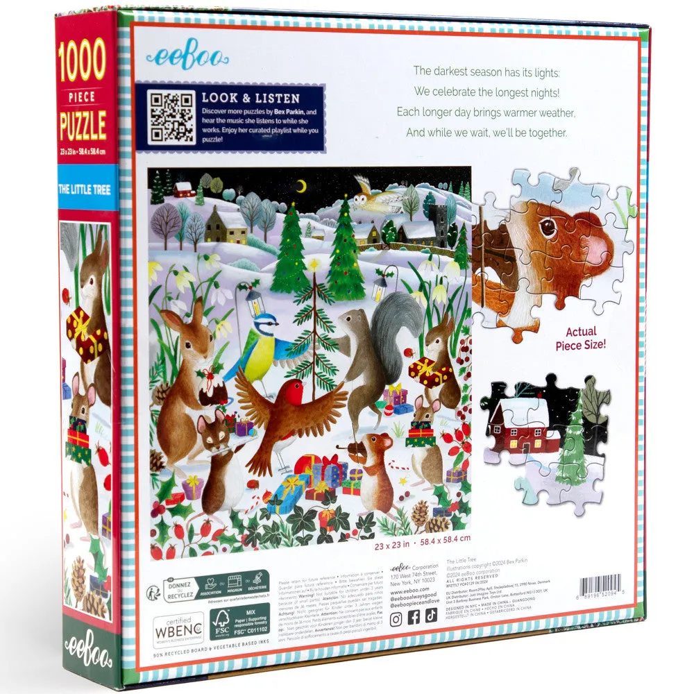 eeBoo Piece & Love: The Little Tree 1000-Piece Puzzle
