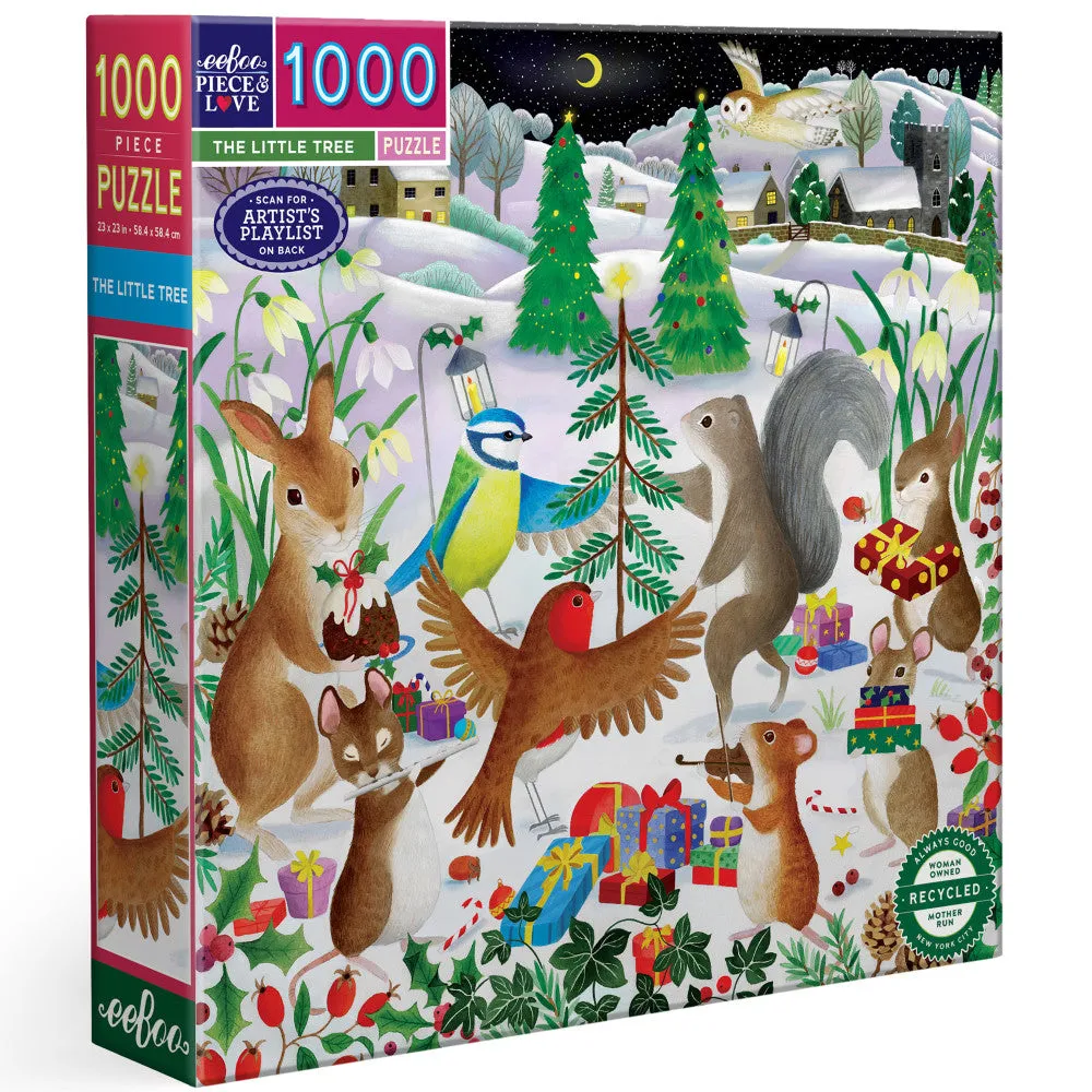 eeBoo Piece & Love: The Little Tree 1000-Piece Puzzle