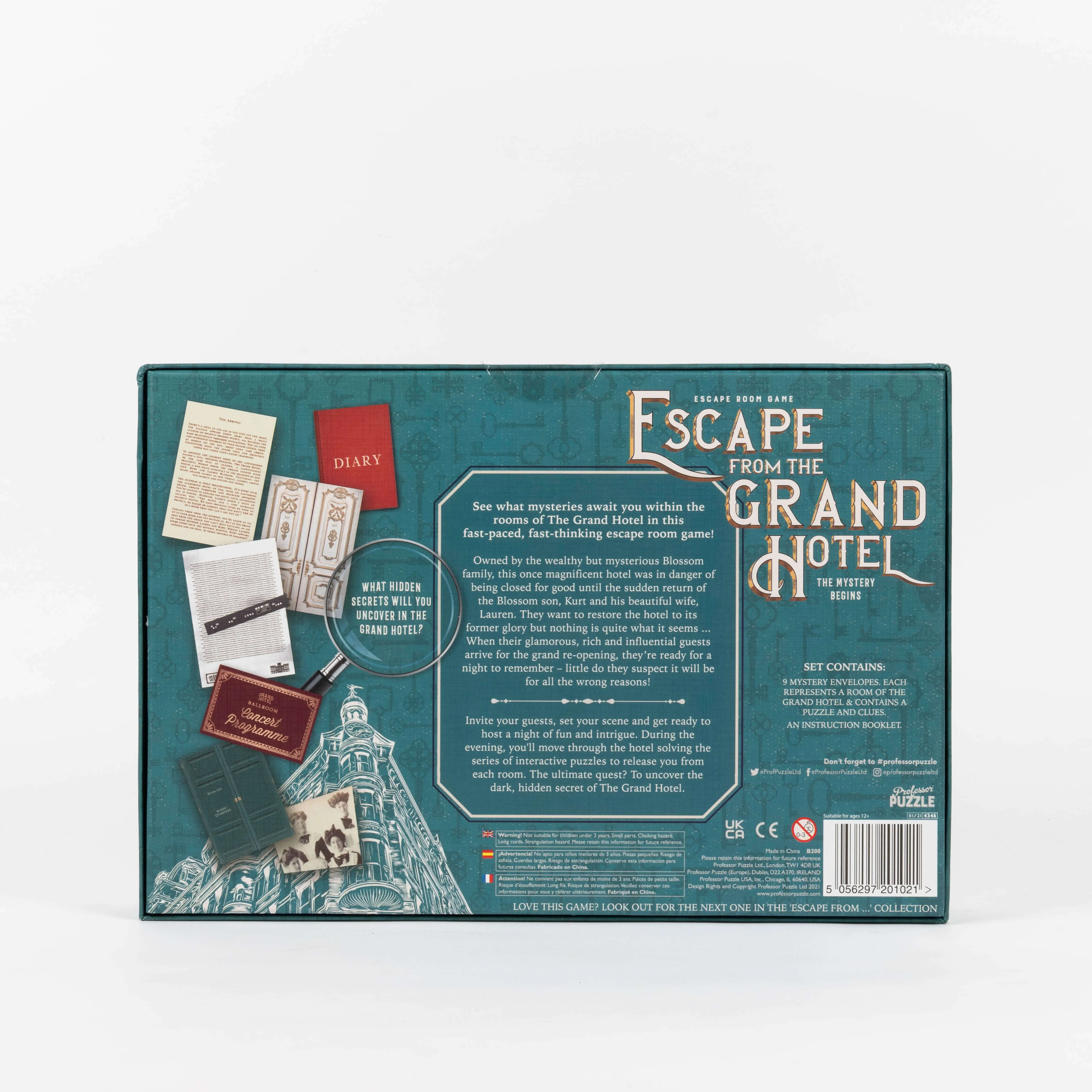 Escape from the Grand Hotel Mystery Puzzle Game