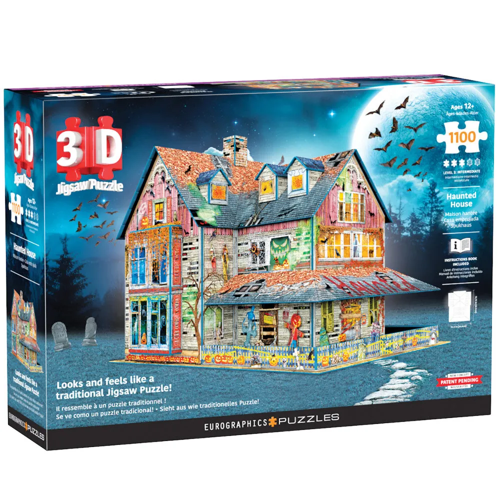 Eurographics Haunted House 3D Puzzle - 1100 pc
