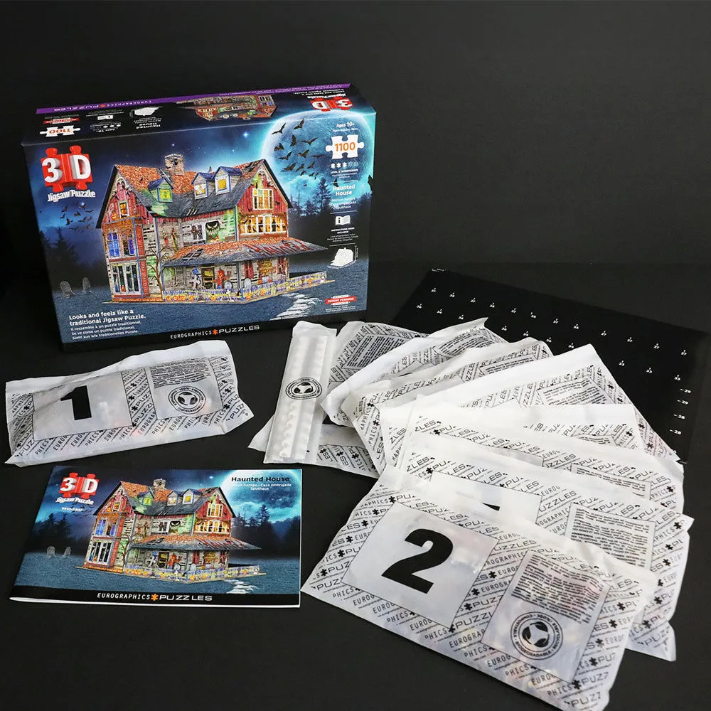 Eurographics Haunted House 3D Puzzle - 1100 pc