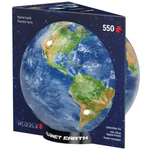 Eurographics Solar System Adventure Jigsaw Puzzle in Globe Tin - 550 pc