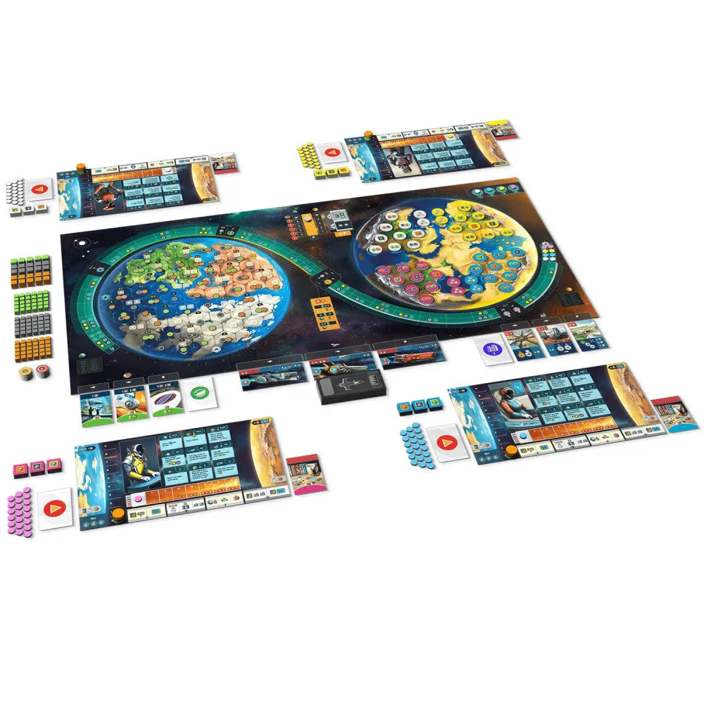 Evacuation Strategy Board Game by Rio Grande Games, Ages 14 , 1-4 Players