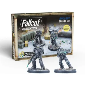 Fallout - Wasteland Warfare - Enclave Soldier Miniature Set