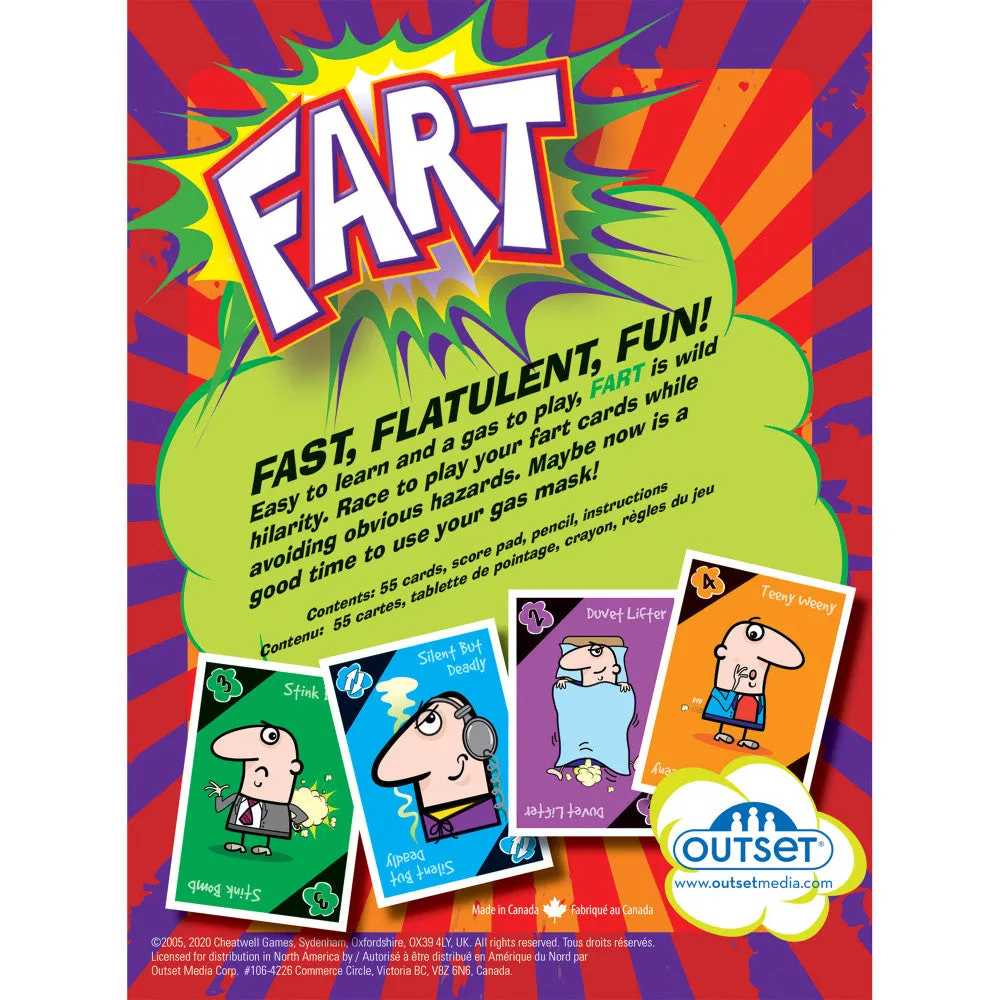 Fart - The Explosive Card Game for Family Fun Nights