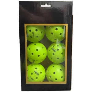 First Strike Pickleball F-40 Competition Game Balls - 6 Pack