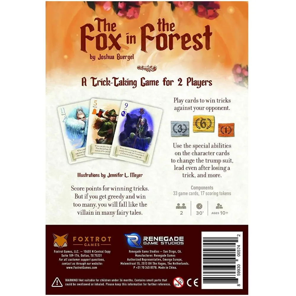 Fox in the Forest Trick-Taking Card Game by Renegade Game Studios