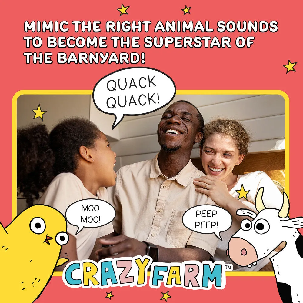 FoxMind Crazy Farm: Card Party Game for Family & Kids 6 